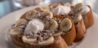 Banana and Pecan French Toast from Thumbs Up Diner
