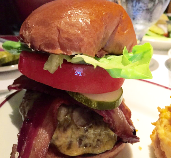 Burger from bones