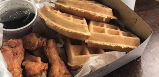 Wings and Waffles at JR Crickets