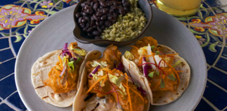 battered fish tacos from Chido + Padre's