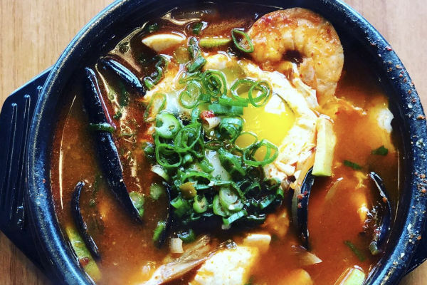 soft tofu Korean stew from Son of a Bear