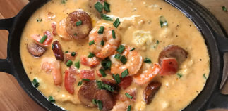The shrimp and grits at Hobnob