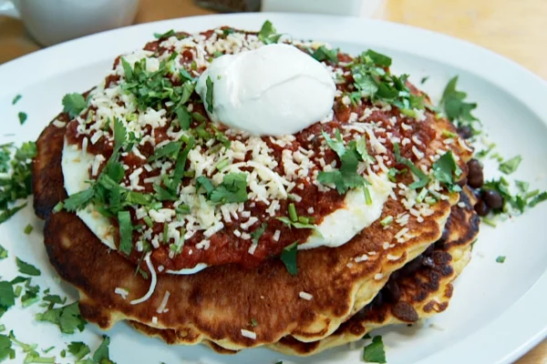 Cilantro Corn Pancakes from Highland Bakery