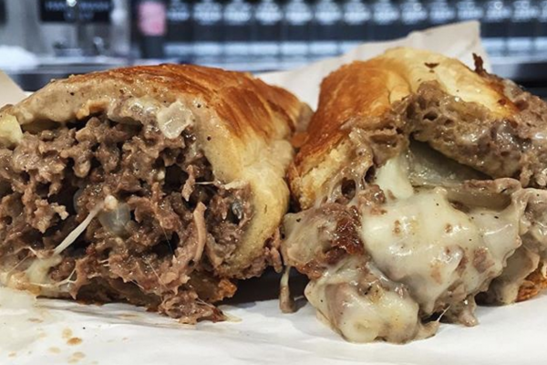 Philly Cheesesteak Sandwiches at Fred's Meat and Bread