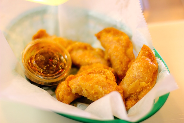 Pork dumplings from Hankook Taqueria