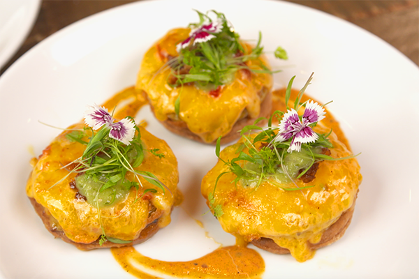Fried Green tomato tarts from Joy Cafe.