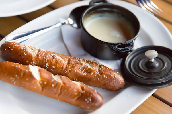 Marlow's Tavern's Brie Fondue with pretzel bread is the ultimate appetizer.