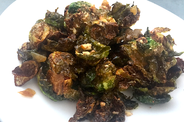 Perfectly seasoned and fried to crisp, these Brussels are deliciously disguised. 