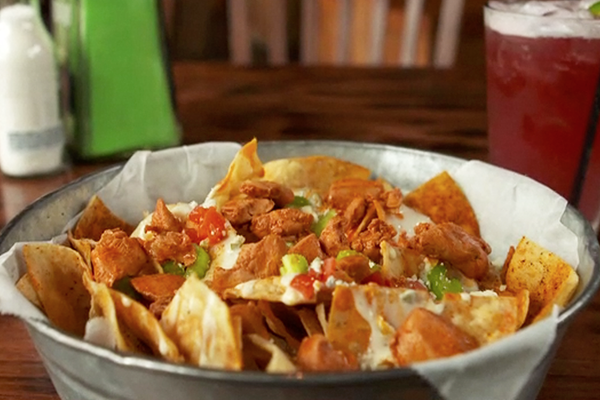 Buffalo Nacho Chips from Tin Lizzy's