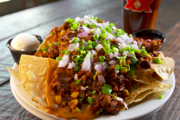 pork nachos from universal joint