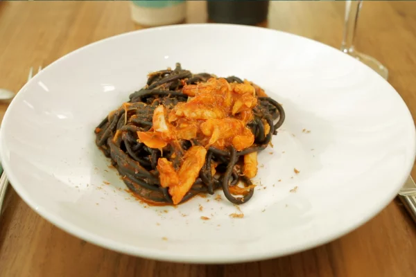 Squid Ink Pasta from St. Cecilias