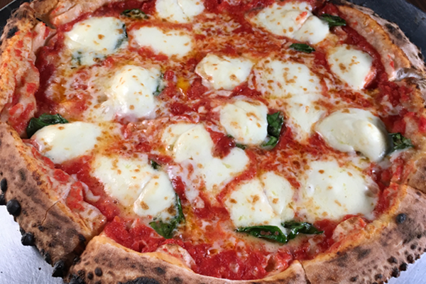 The Margherita Pizza from Pizzeria Lucca