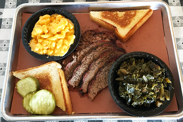 Brisket Plate from Foggy Bottom BBQ