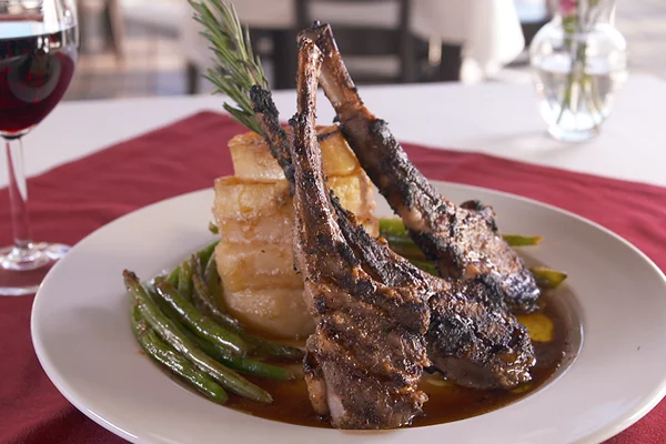 Paidakia, or lamb chops, from Taverna Plaka