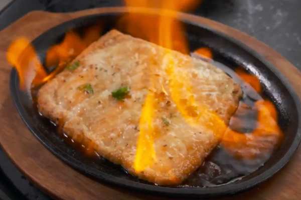 Saganaki from Taverna Plaka