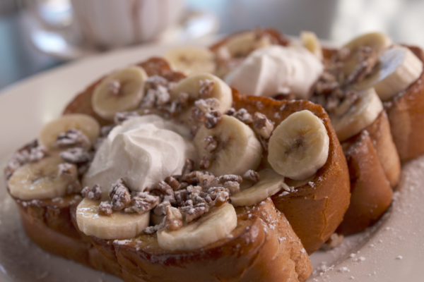 Banana and Pecan French Toast from Thumbs Up Diner