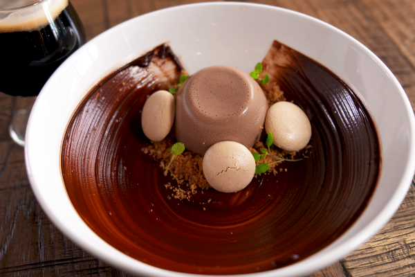Chocolate Panna Cotta from Foundation Social Eatery