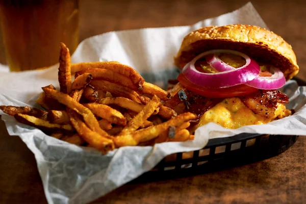 Fox Burger from Fox Bros BBQ