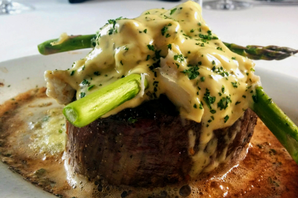 Filet with Oscar from Ruth's Chris