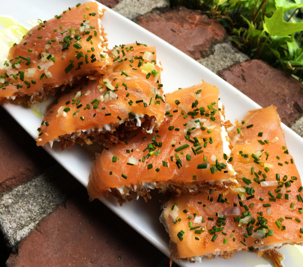 Salmon Potato cakes from Canoe