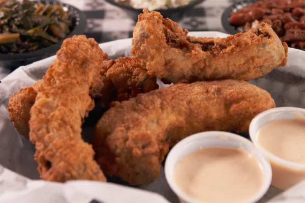 Fried ribs from Foggy Bottom BBQ