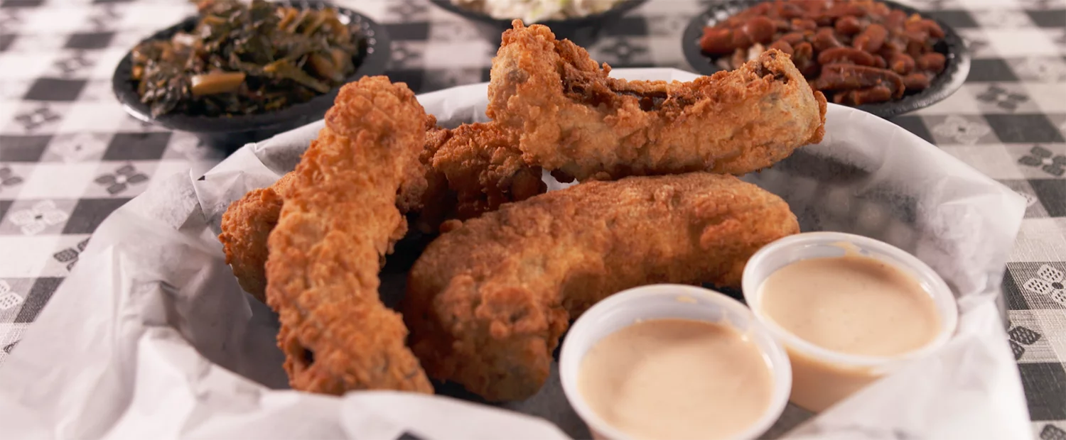 Fried ribs from Foggy Bottom BBQ