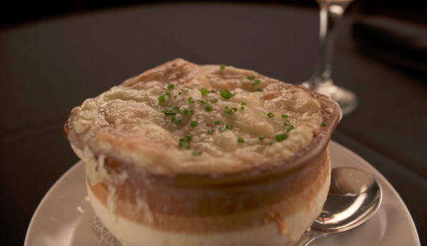 french onion soup from petite violette