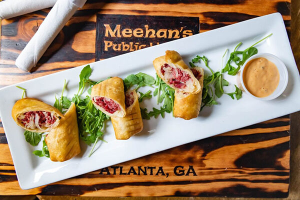 Corned beef spring rolls from Meehan's Public House