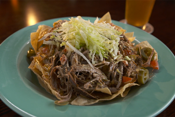 the brisket nachos at black bear tavern