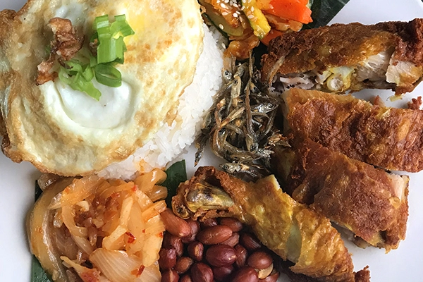 Nasi Lemak Kari Fried Chicken from Food Terminal