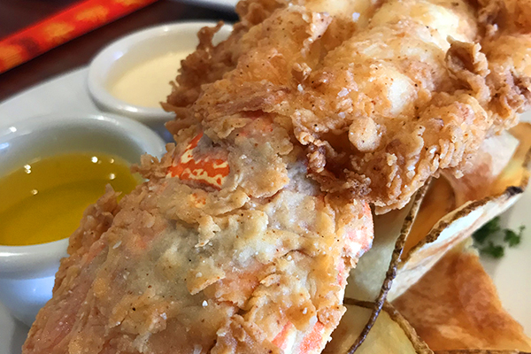 The Flash Fried Lobster Tail at Atlanta Fish Market