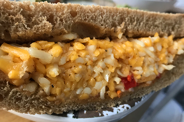 The pimento cheese sandwich at Farm to Ladle