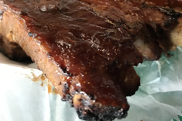 BBQ pork ribs from JR Crickets