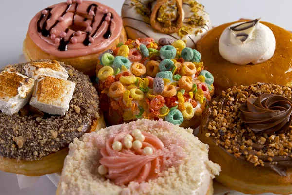 A variety of donuts from Scream'n Nuts