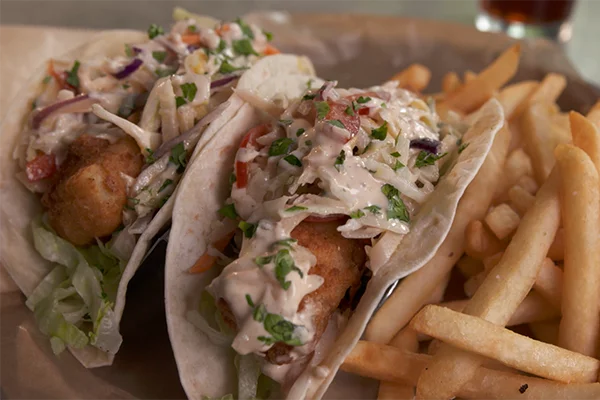 fish tacos from the Big Ketch