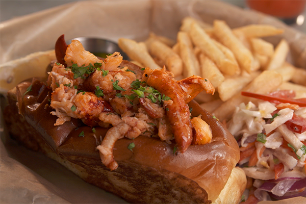 the lobster roll at The Big Ketch