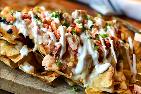 Industry Tavern's lobster nachos