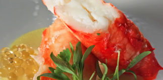king crab legs at the Marquee Club