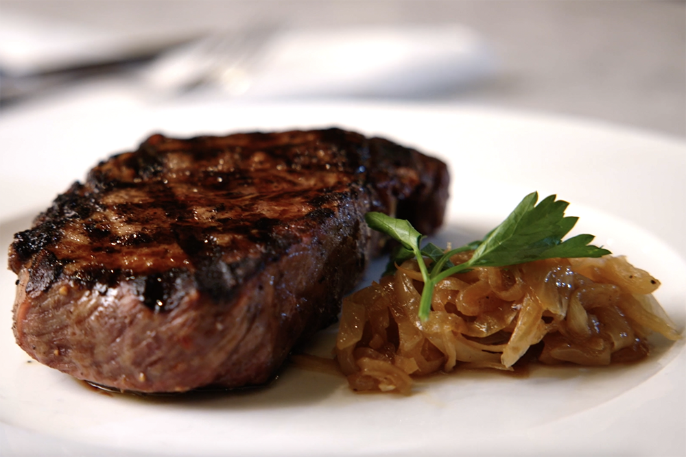 steak from Davio's Northern Italian Steakhouse in Phipps Plaza.