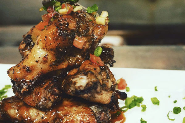 Jerk Wings at Negril Village