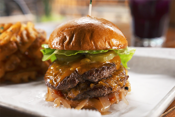 The namesake burger from Bluetop.