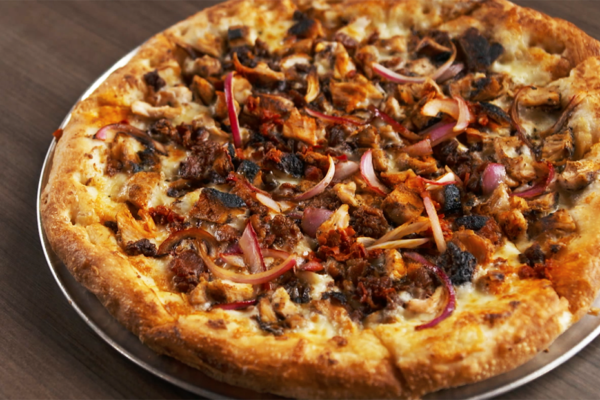 The Chicken White Pizza from Firepit Pizza Tavern