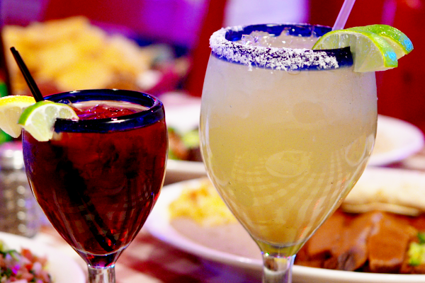 Margaritas from Nuevo Laredo Cantina.