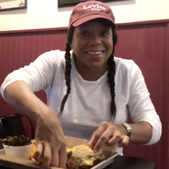 Lovie's BBQ Philly Cheese Brisket Sandwich