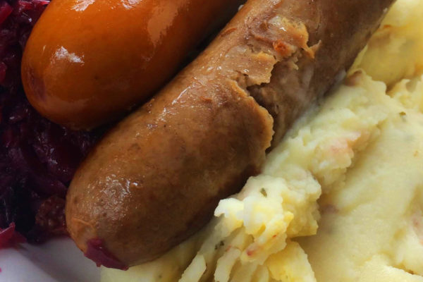 Troll Tavern Bratwurst Platter