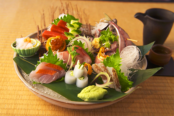 Sushi and Sashimi platter from Nakato
