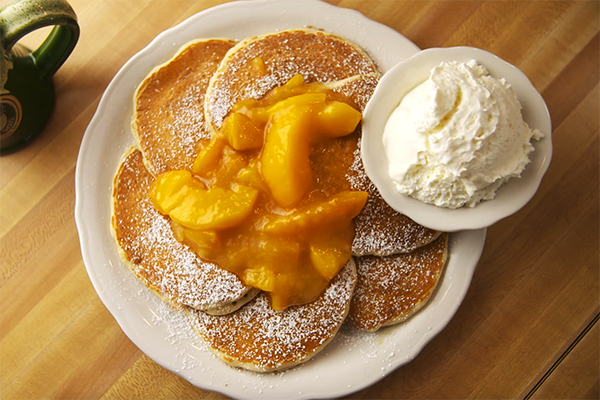 The Peach Pancake from Original Pancake House