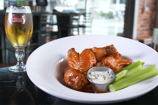 Buffalo Wings from Stats brewpub.