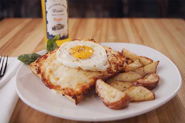 The Croque Madame from Cafe Vendome