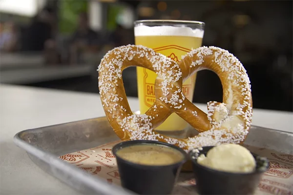 soft baked pretzel from barleygarden